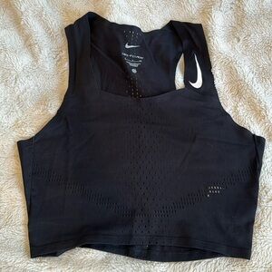 Small black Nike drifit adv aero swift crop top
